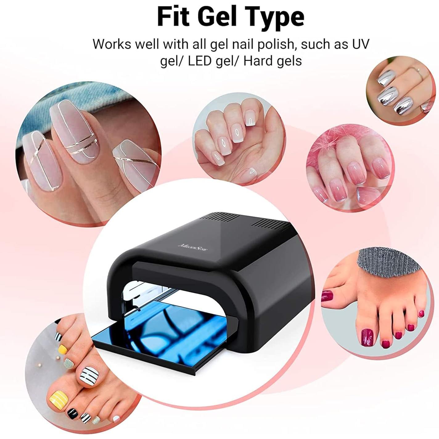 Lámpara de Uñas UV MelodySusie Pro04 36W con Temporizador