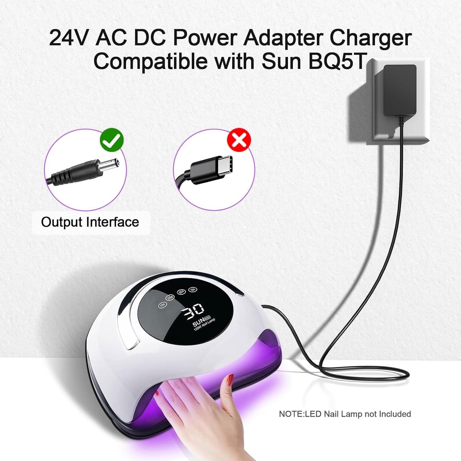 Fuente de Alimentación 24V Mareisa para Lámpara de Uñas SUNUV