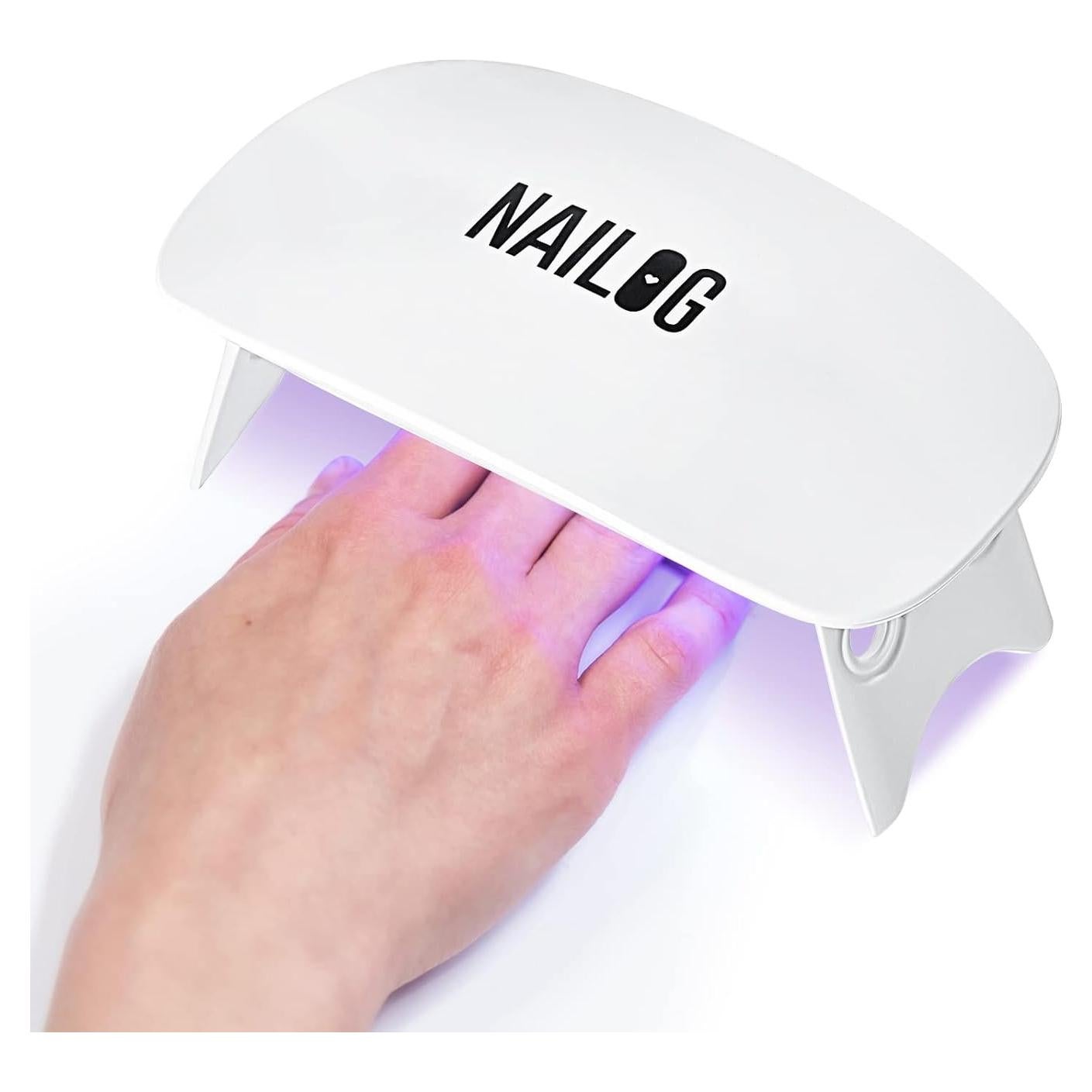 Lámpara UV LED NAILOG Mini 6W Portátil con Cable USB