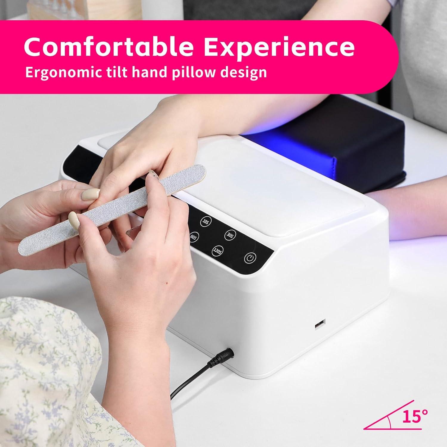 Lámpara de Uñas UV/LED Missshine 72W con 66 Perlas y Pantalla Táctil