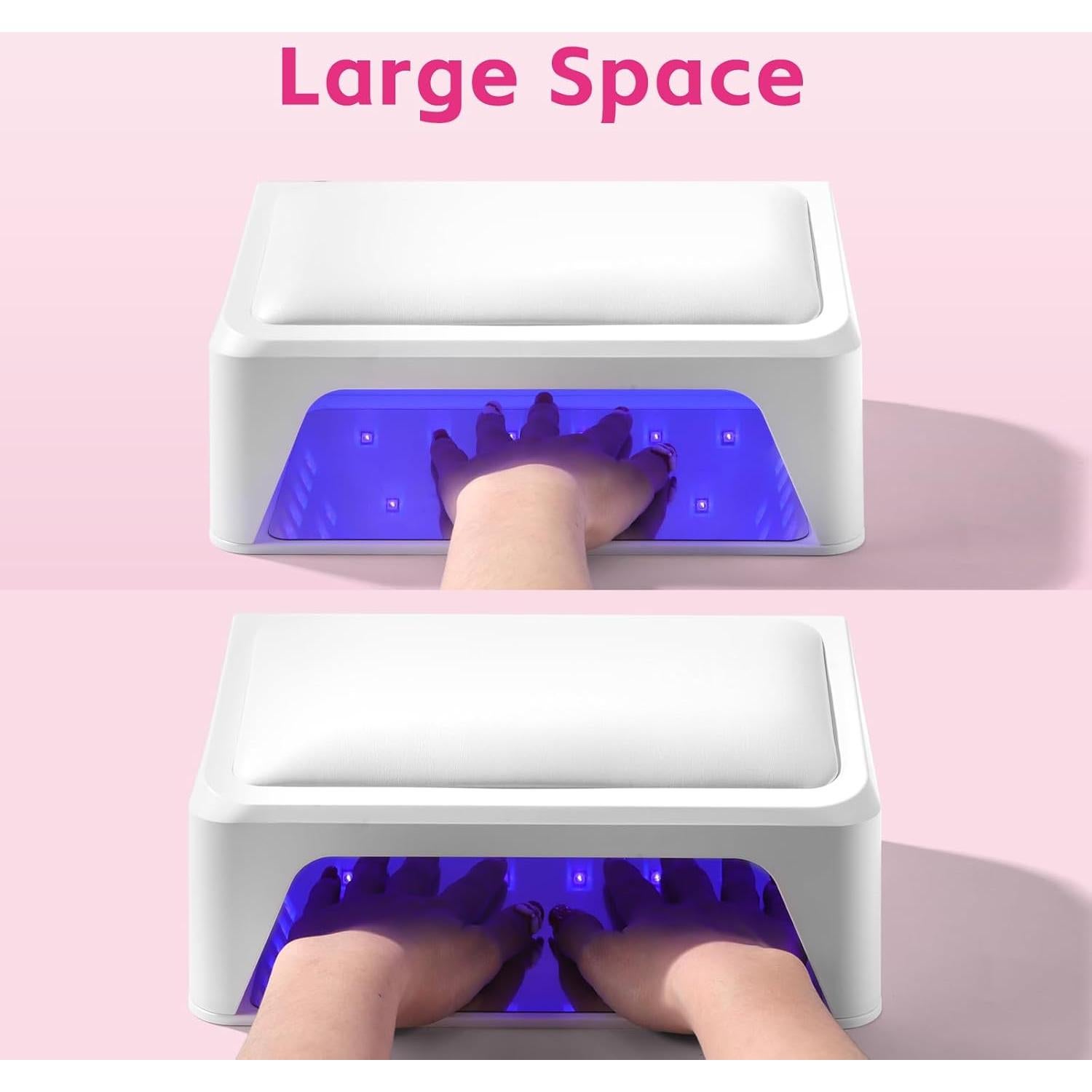 Lámpara de Uñas UV/LED Missshine 72W con 66 Perlas y Pantalla Táctil