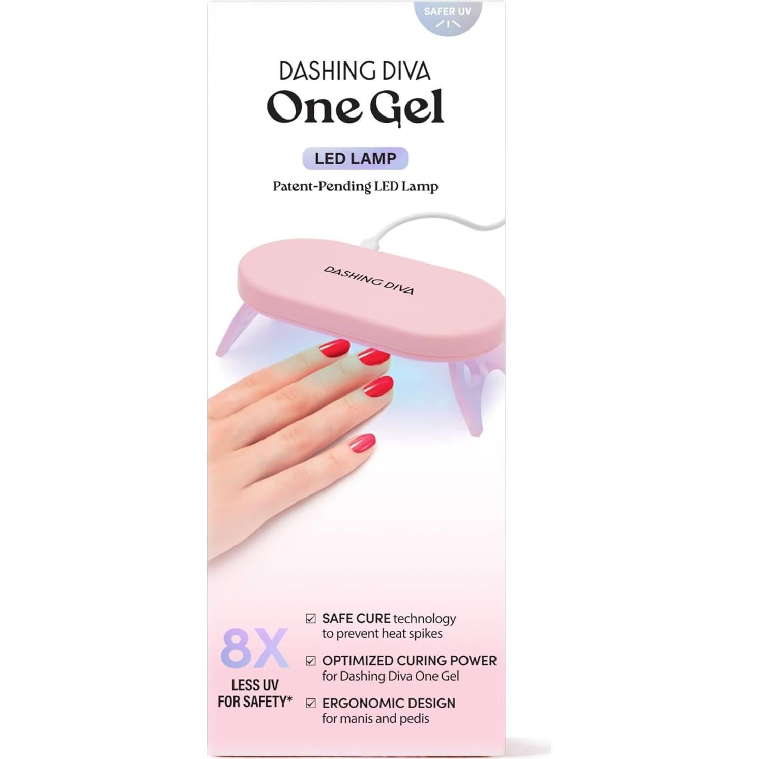 Lámpara de Uñas en Gel Dashing Diva One 10W Portátil USB-C
