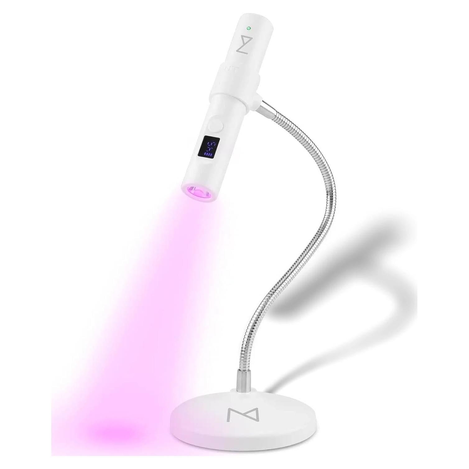 Lámpara de Curado Rápido M GlamCure GO - Luz LED/UV 10.16cm