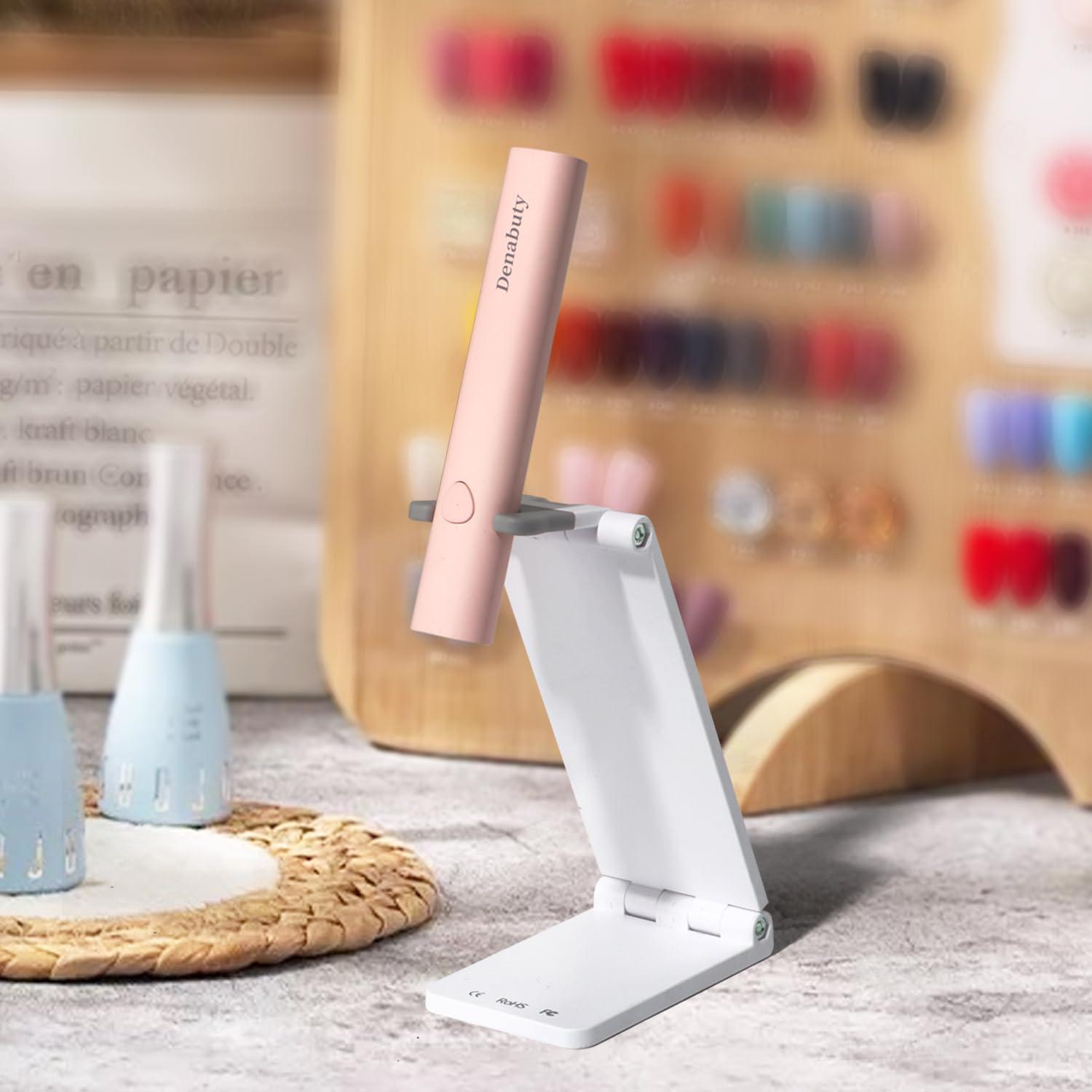 Luz UV para Uñas de Gel Denabuty Mini Portátil Rosa