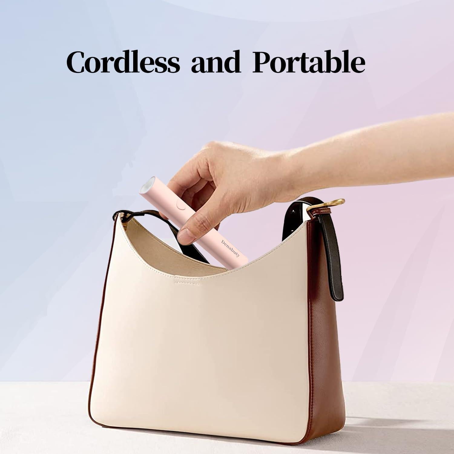 Luz UV para Uñas de Gel Denabuty Mini Portátil Rosa