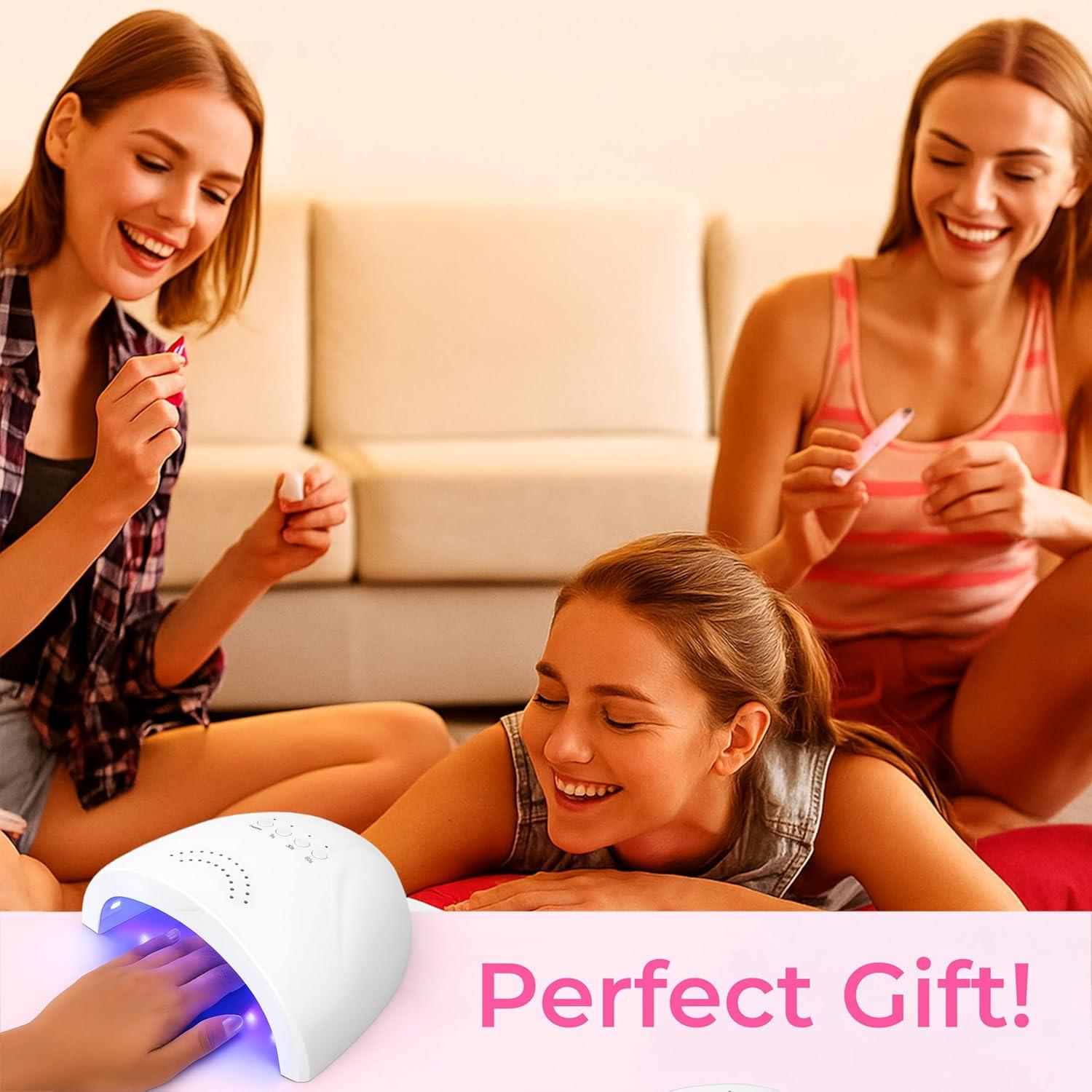 Lámpara UV LED VISOFO 48W para Uñas - Secado Rápido y Seguro