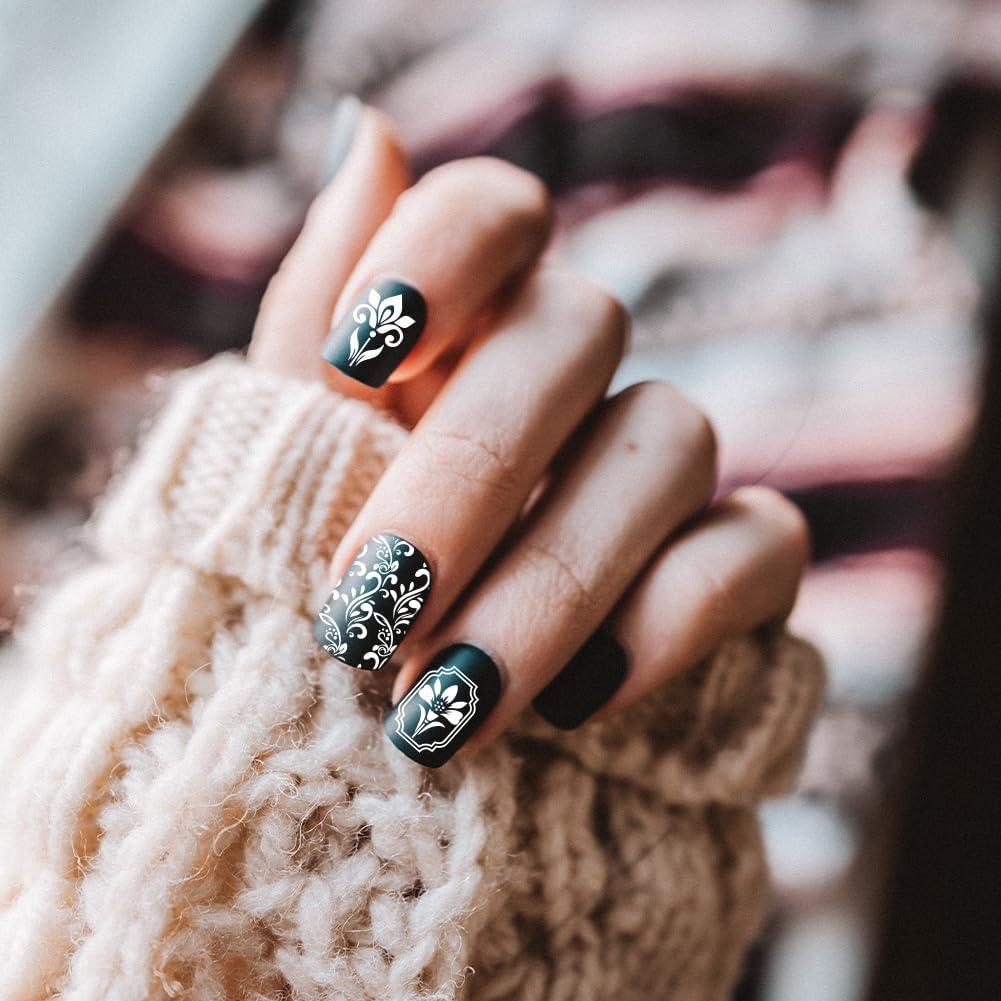 Placas de Estampado de Uñas PH PandaHall 3pcs Floral 61 Patrones