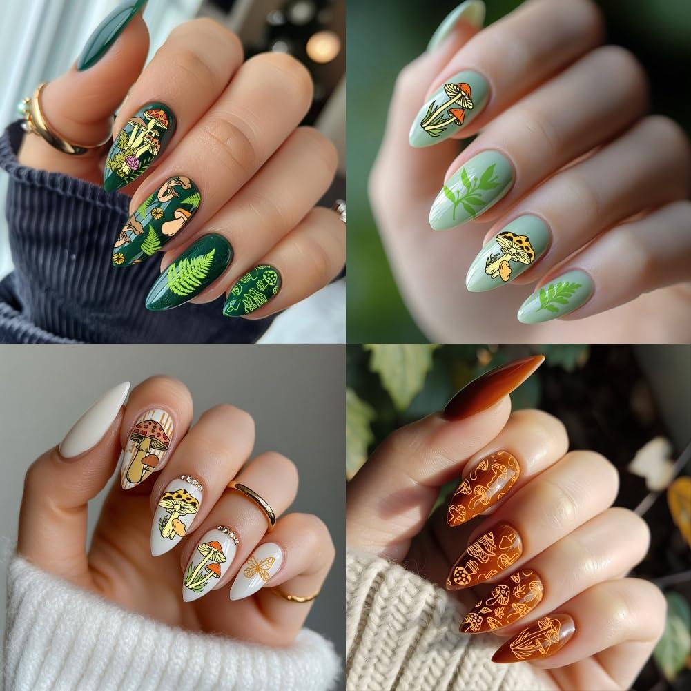 Plantillas de Arte de Uñas PH PandaHall 3 Piezas 46 Patrones