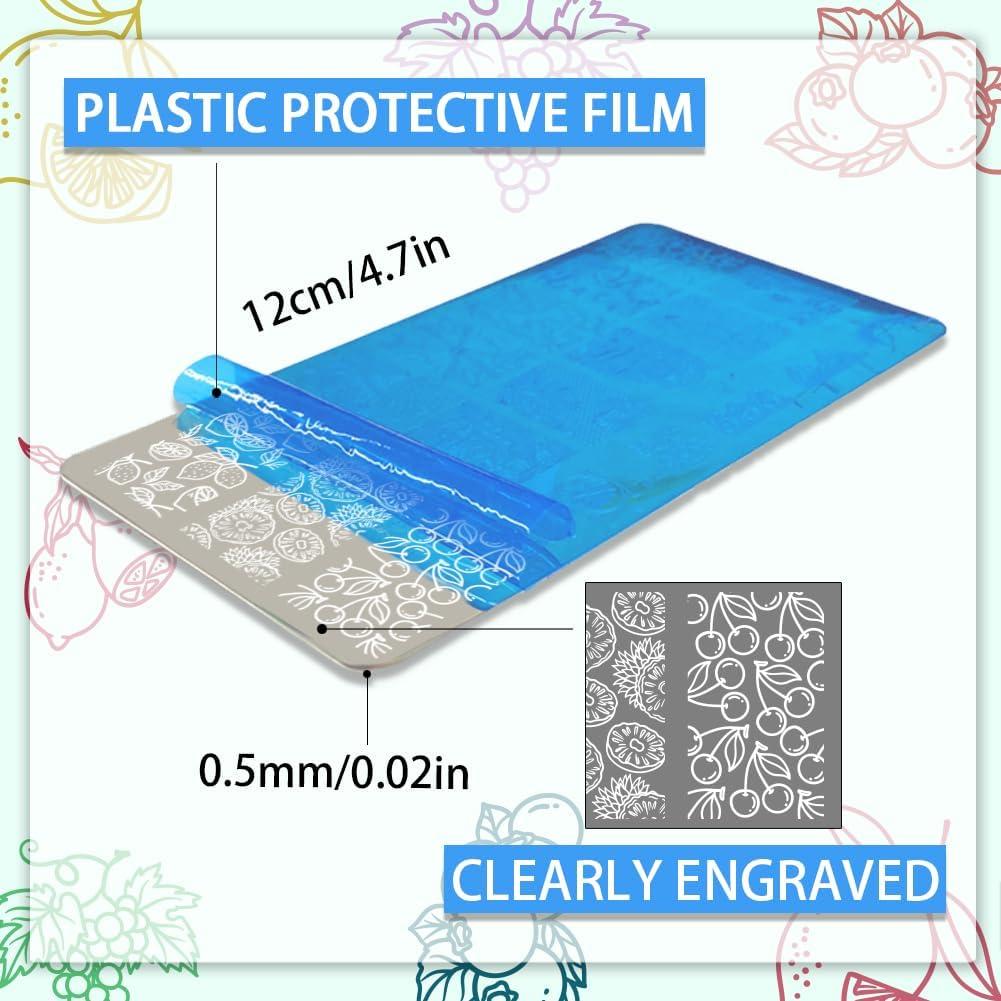 Kit de Placas de Estampado de Uñas PH PandaHall 45 Patrones