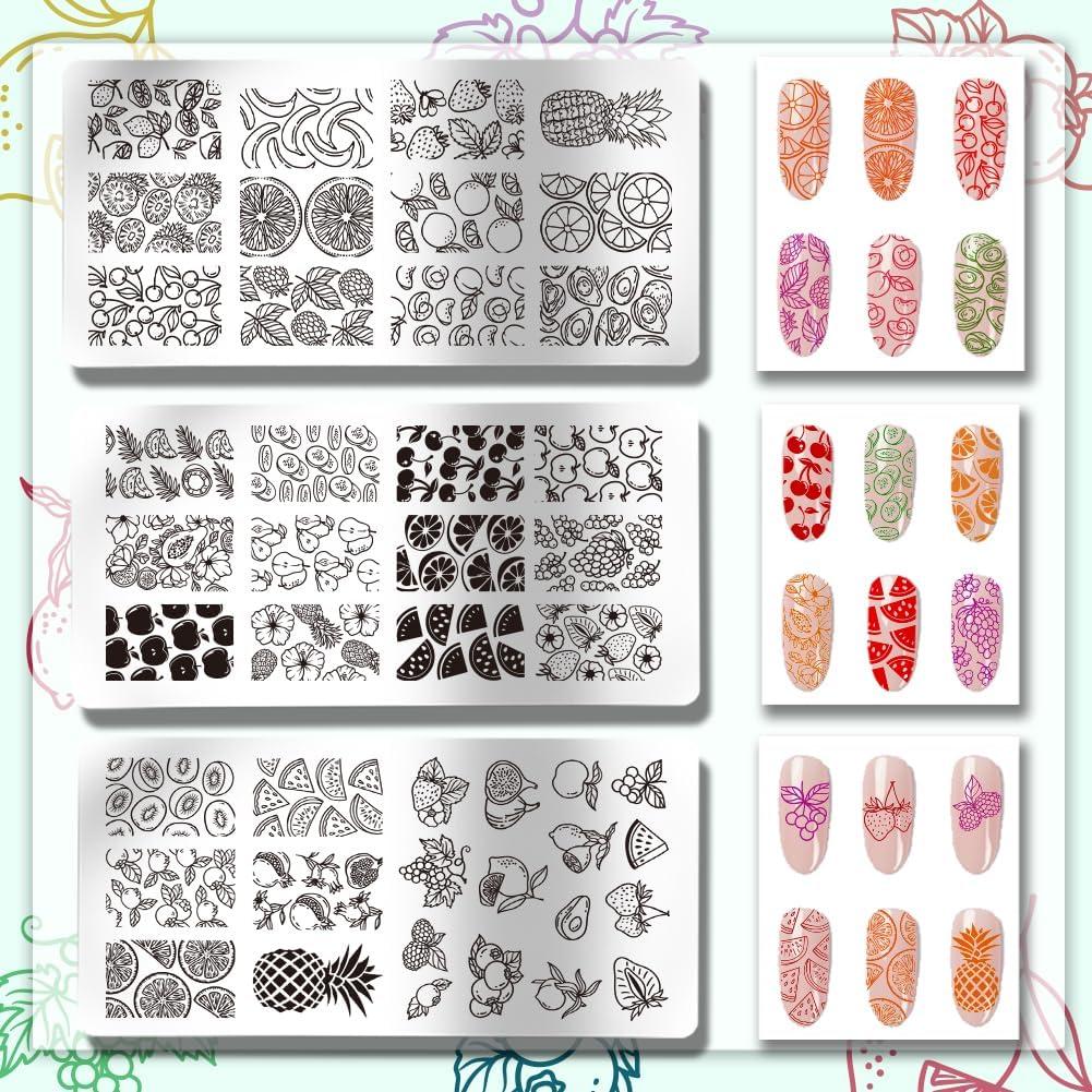 Kit de Placas de Estampado de Uñas PH PandaHall 45 Patrones