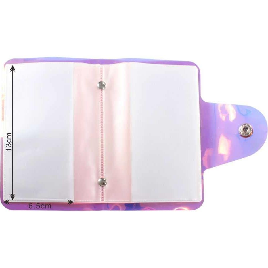 Organizador de Placas de Estampado VNC Rosa 20 Ranuras 6x12cm