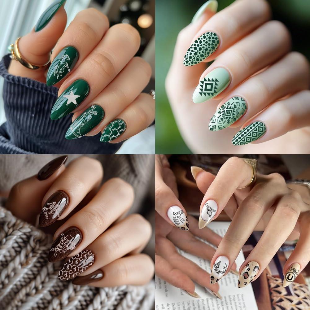 Kit de Placas de Estampado de Uñas PH PandaHall - 3 Piezas 88 Patrones