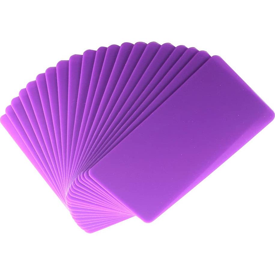 Soporte de Plástico para Estampado de Uñas DOURAN 20Pcs 12x6cm