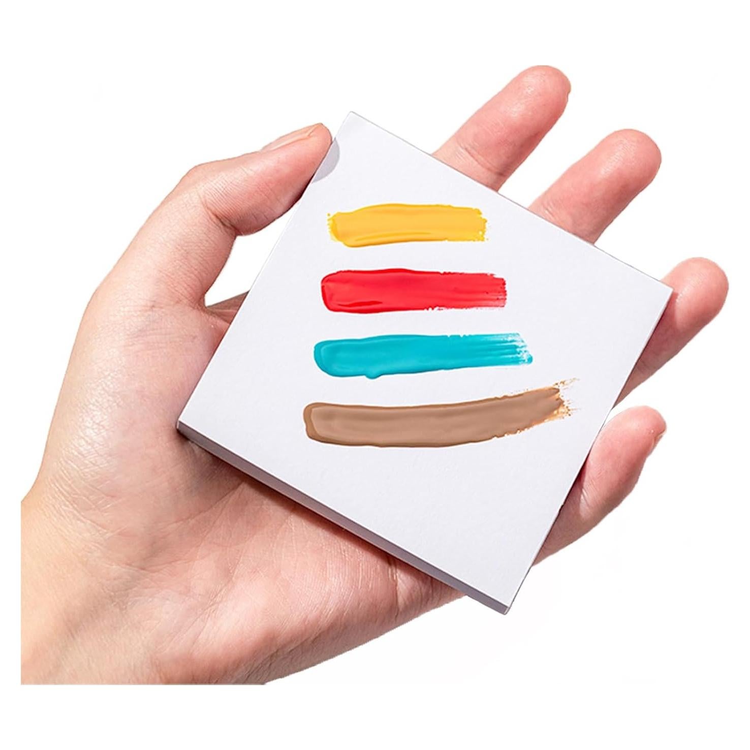 Paleta de Esmalte de Uñas Desechable Snmzlc 100 Piezas 75x75mm