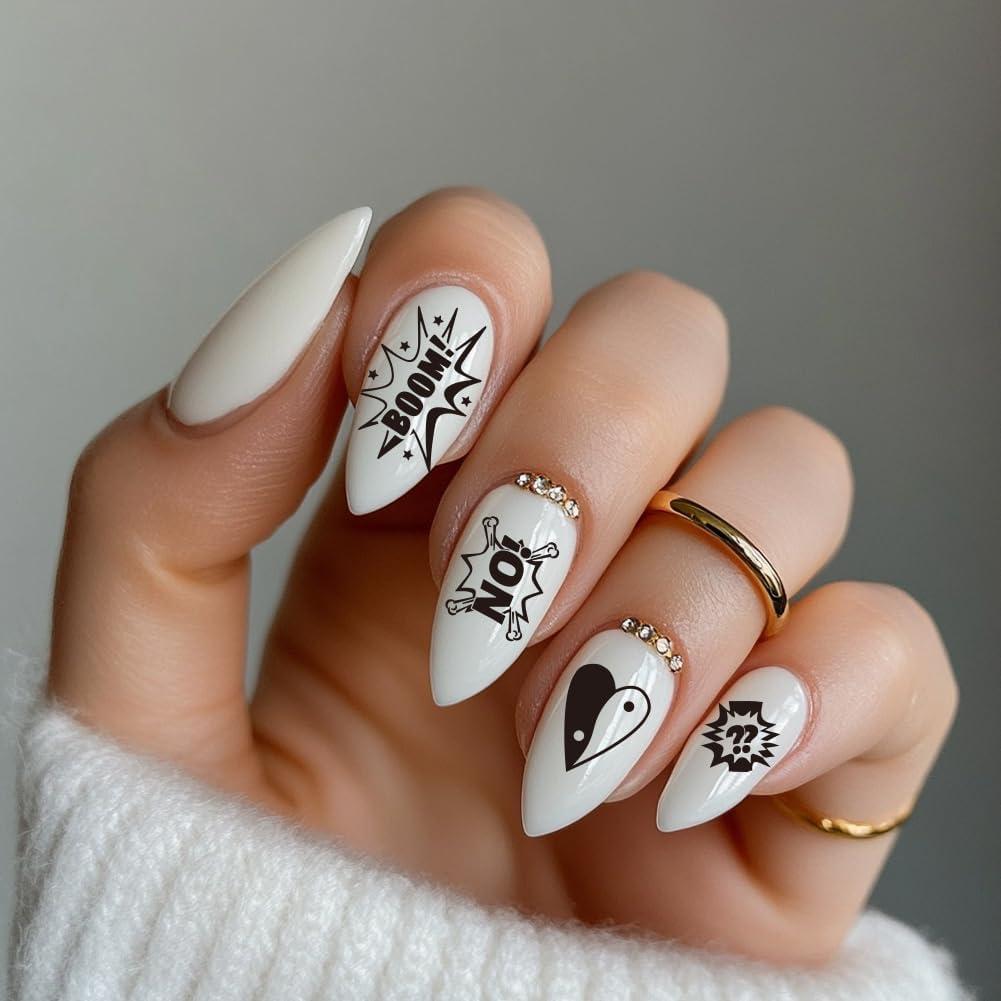 Placas de Estampado de Uñas PH PandaHall 3pcs - Diseño Retro y Comic