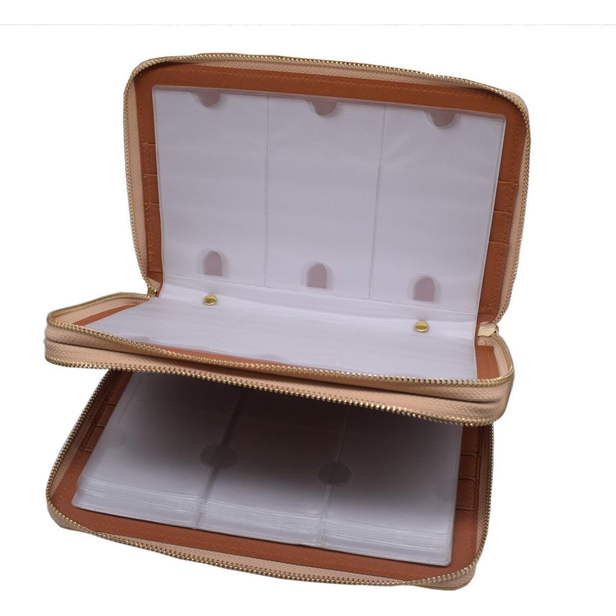 Estuche Organizador de Placas de Uñas Mezerdoo 216 Ranuras