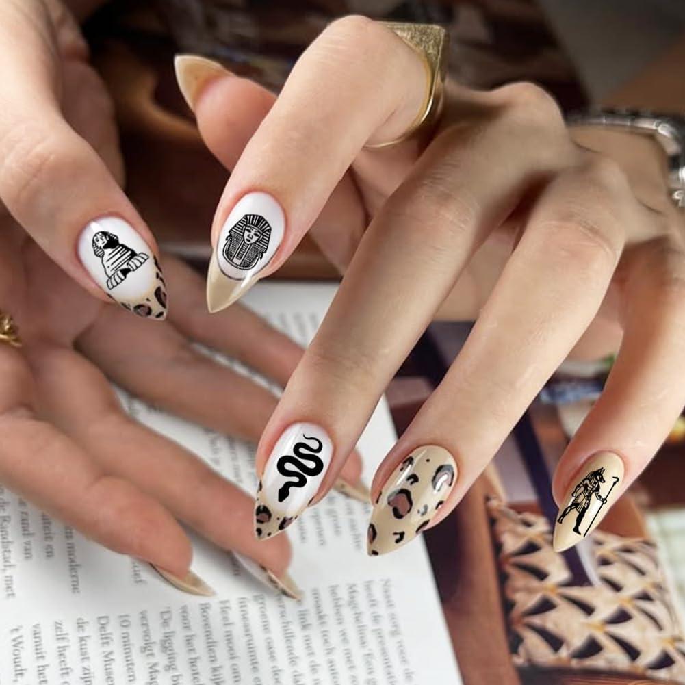 Placas de Estampado de Uñas Egipcias PH PandaHall - 5 Piezas