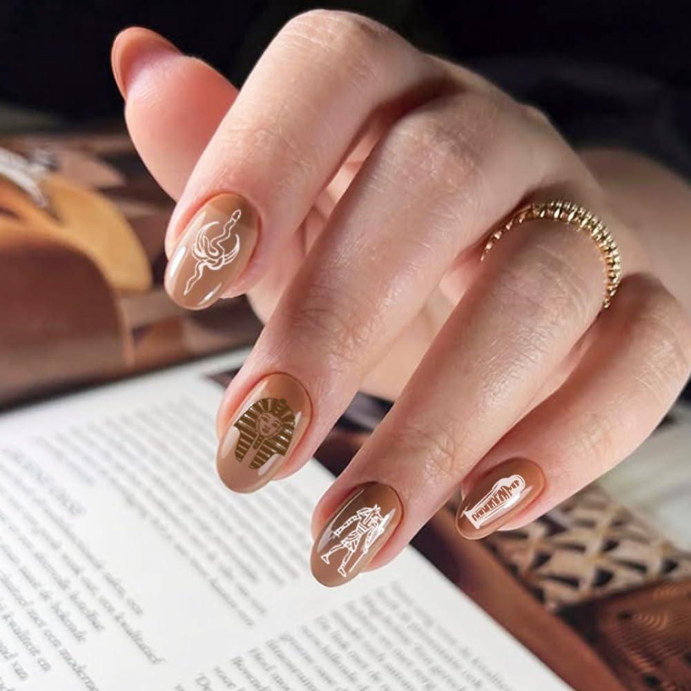 Placas de Estampado de Uñas Egipcias PH PandaHall - 5 Piezas