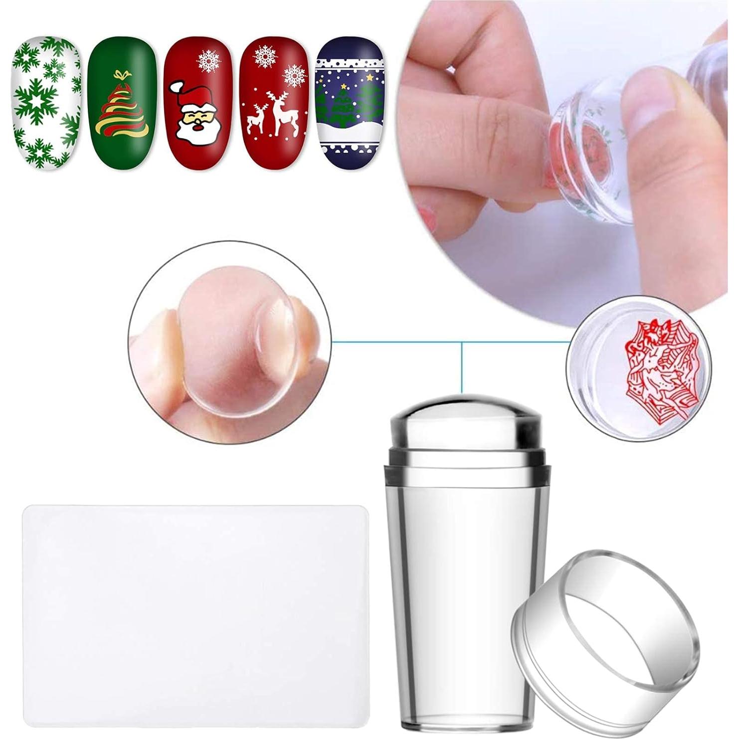 Kit de Estampado de Uñas Biutee - 13 Placas + 2 Estampadores