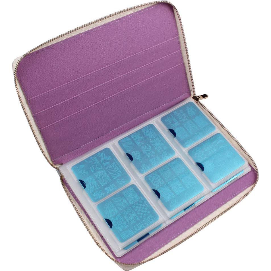 Soporte de Placas de Uñas Holográfico FingerAngel 72 Ranuras