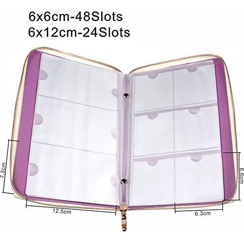 Soporte de Placas de Uñas Holográfico FingerAngel 72 Ranuras