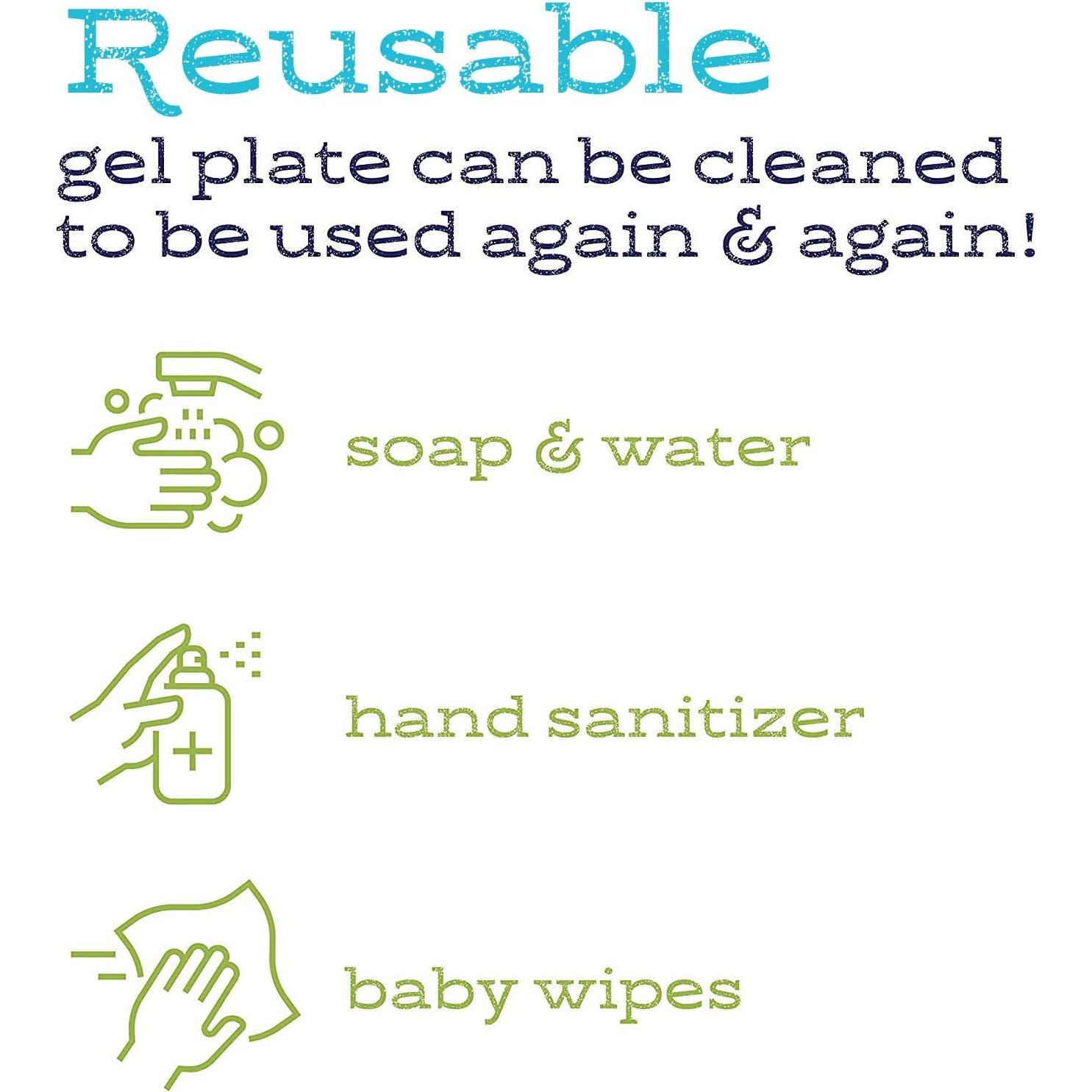 Placa de Gel Reutilizable Gel Press 20x25 cm para Monoprinting