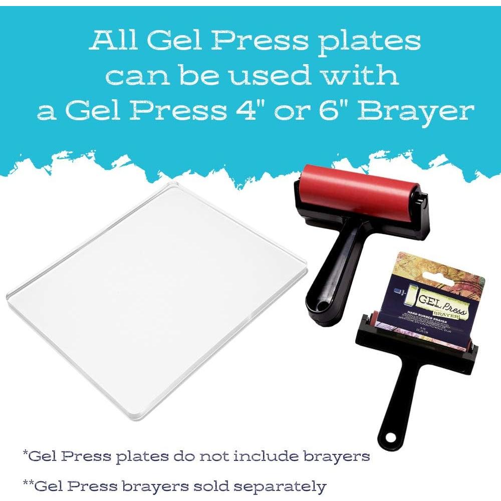 Placa de Gel Reutilizable Gel Press 20x25 cm para Monoprinting