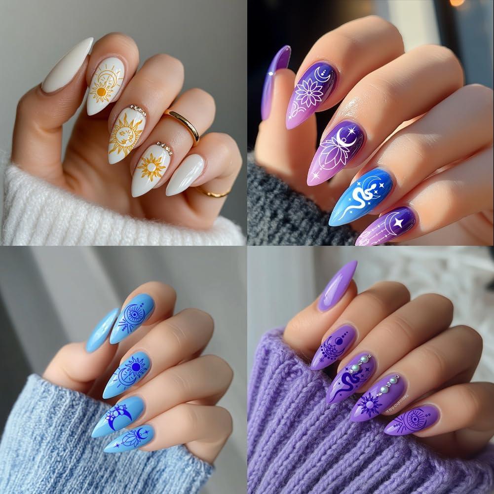 Placas de Estampado de Uñas PH PandaHall 3pcs Astrolabio