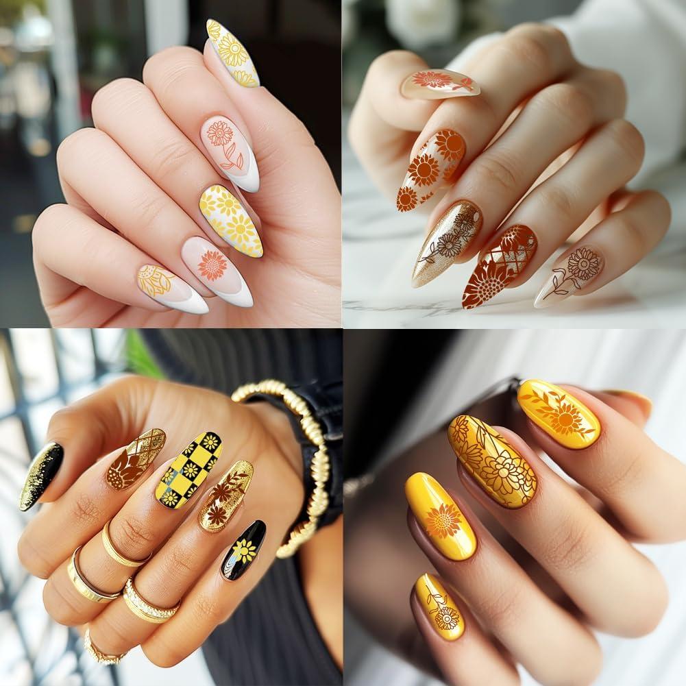 Juego de Placas de Estampado de Uñas Beinkmake 3 Piezas