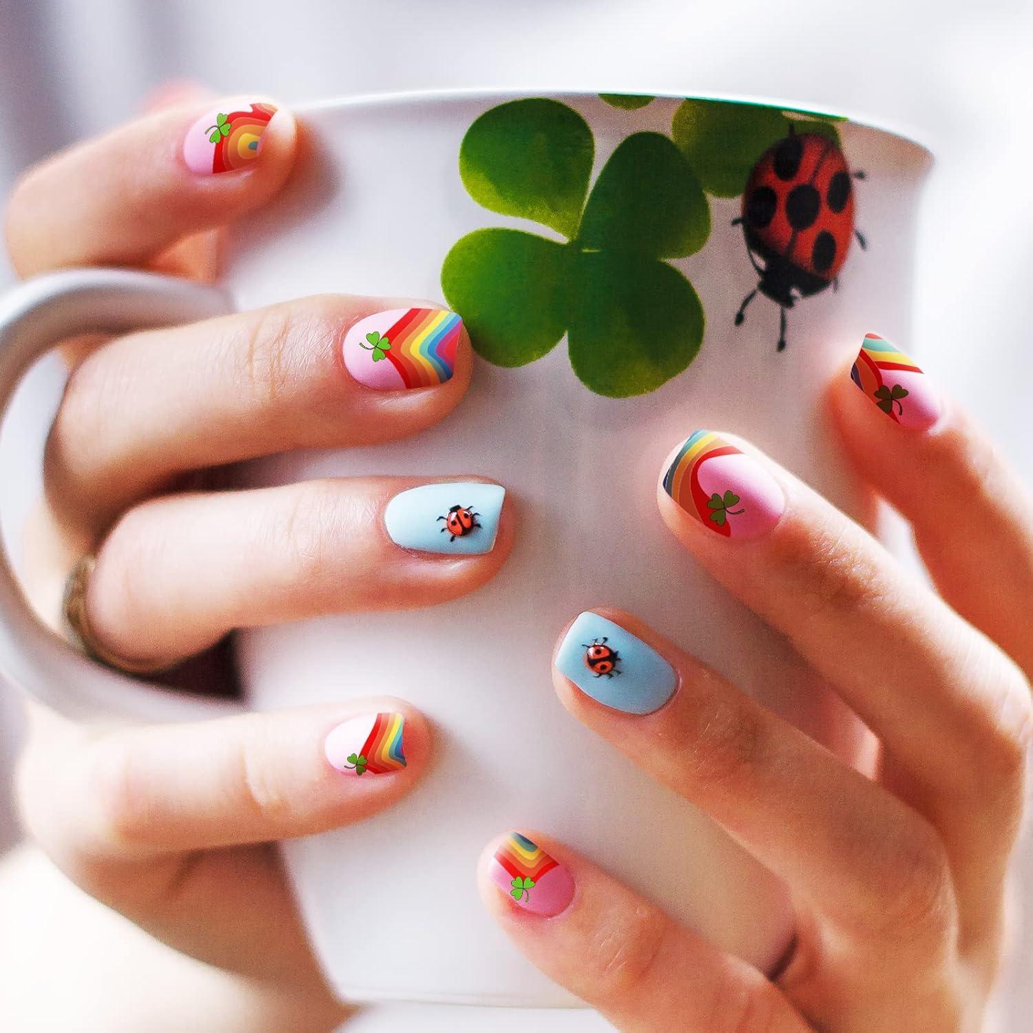 Kit de Placas de Estampado de Uñas Whaline 6 Piezas San Patricio