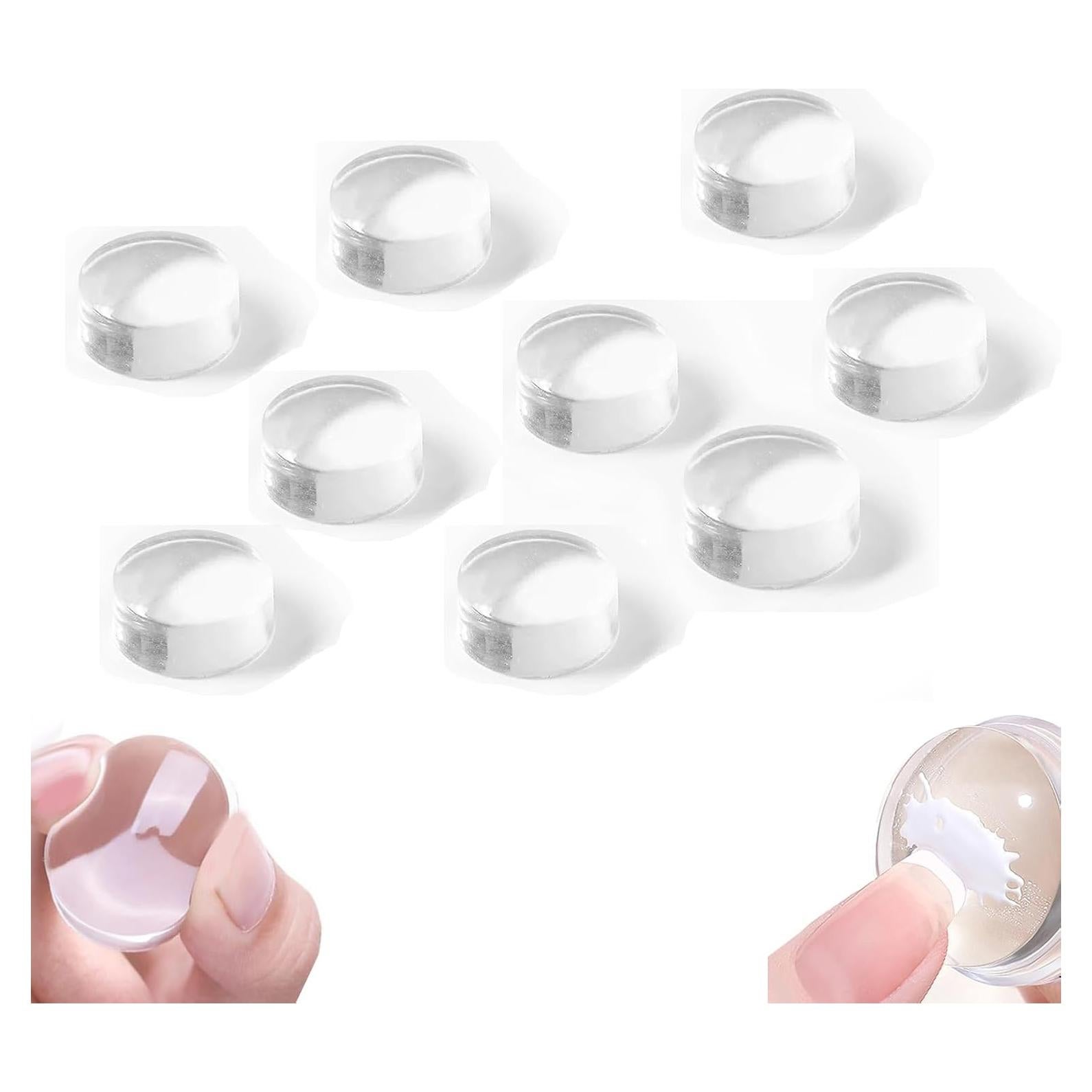 Kit de 9 Cabezas de Sellador de Silicona para Uñas Vonrui 2.8cm