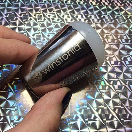 Estampador de Uñas Jumbo Winstonia - Almohadilla Pegajosa Blanca