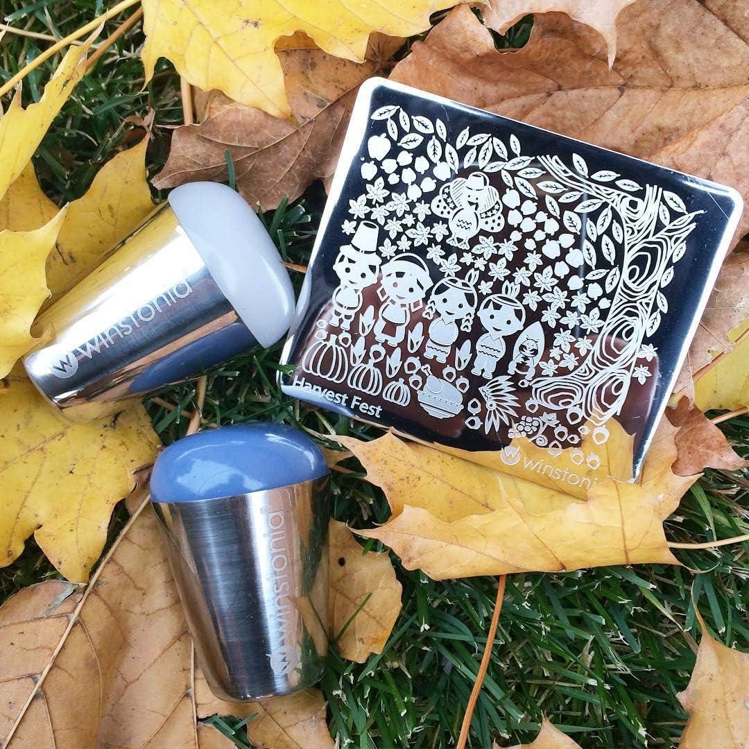 Estampador de Uñas Jumbo Winstonia - Almohadilla Pegajosa Blanca