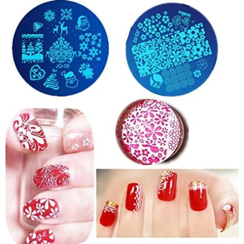 Set de 15 Placas de Estampado de Uñas LiBiuty - Acero Inoxidable