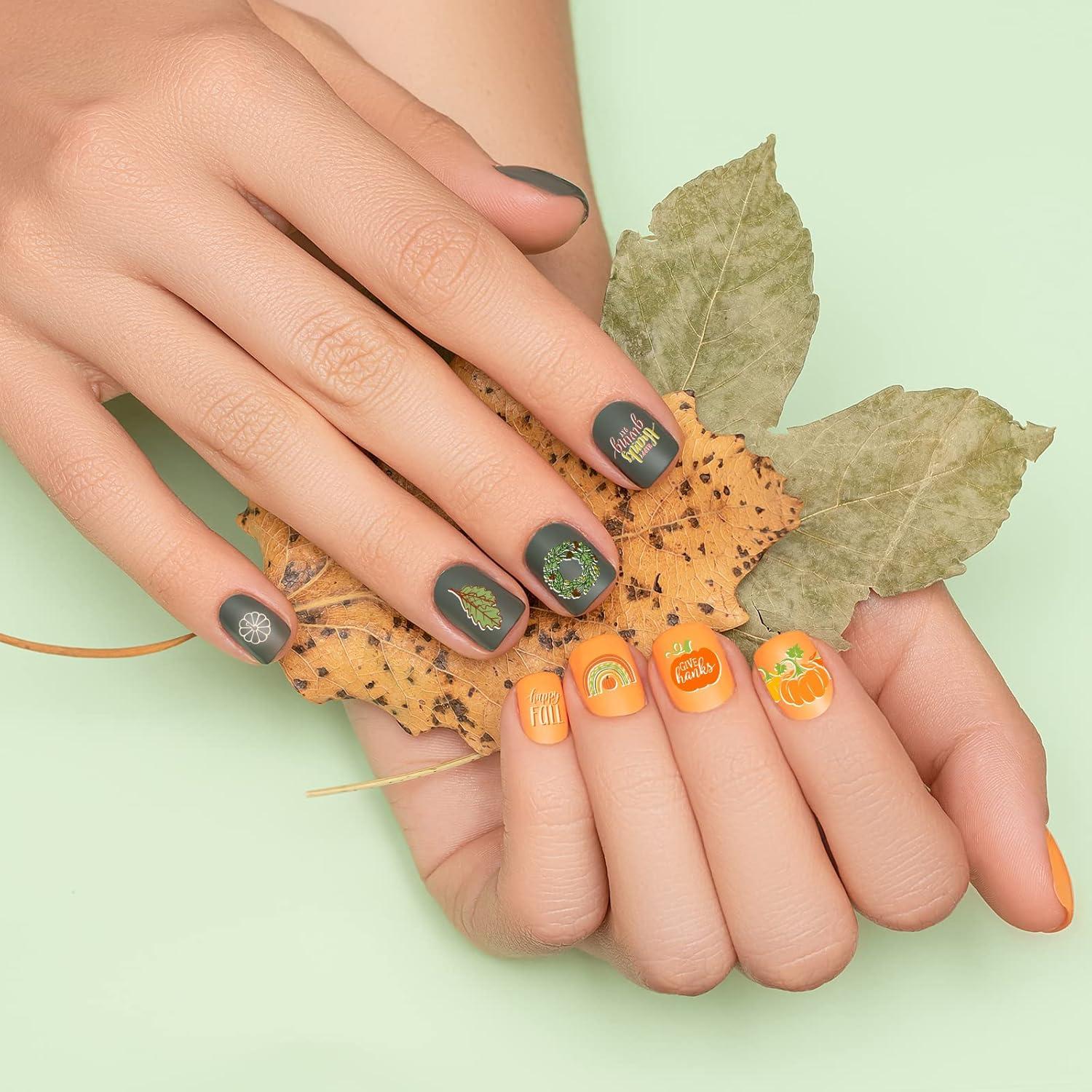 Kit de Placas de Estampado de Uñas Whaline 6 Piezas Otoño Halloween