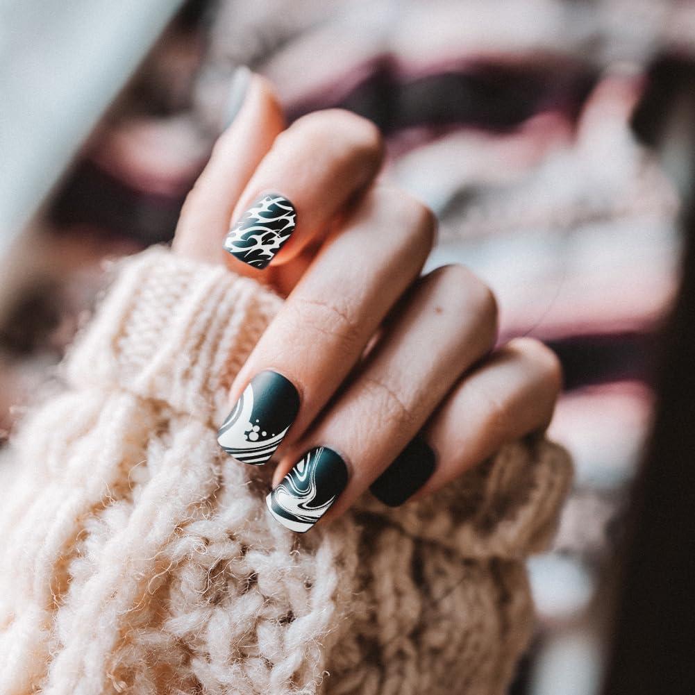 Plantillas de Arte de Uñas PH PandaHall - 55 Patrones de Textura