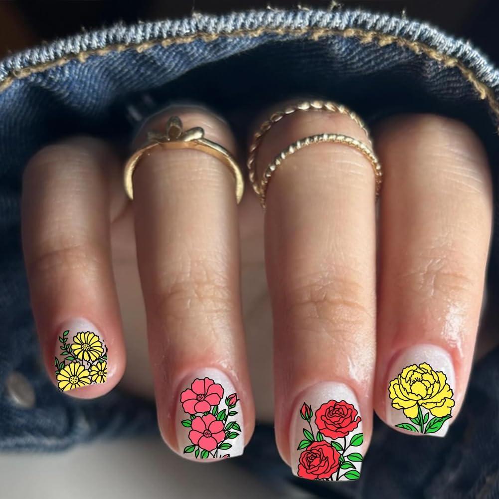 Placas de Estampado de Uñas PH PandaHall 3pcs 12x6 cm