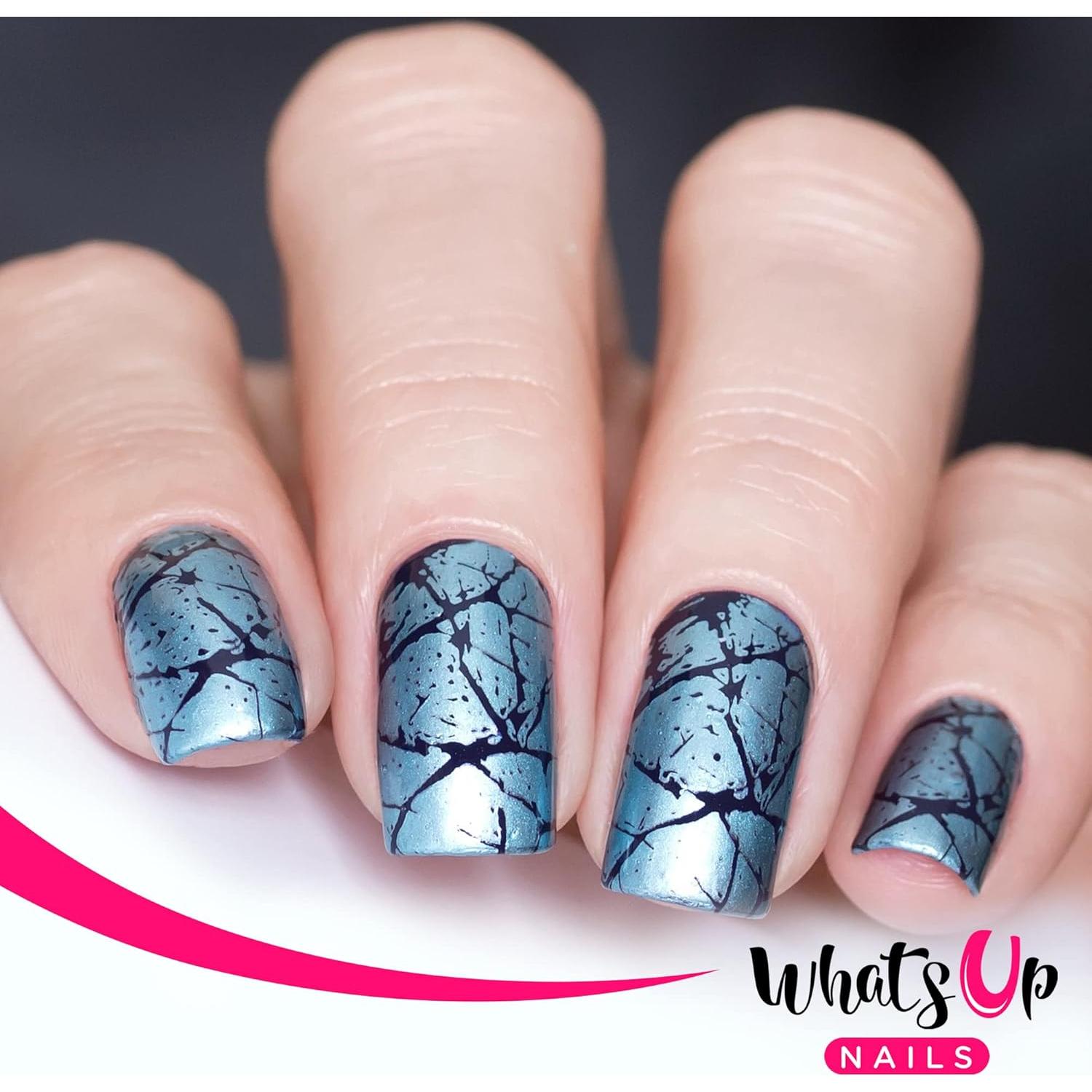 Placa de Estampado de Uñas Whats Up Nails B069 60x120mm