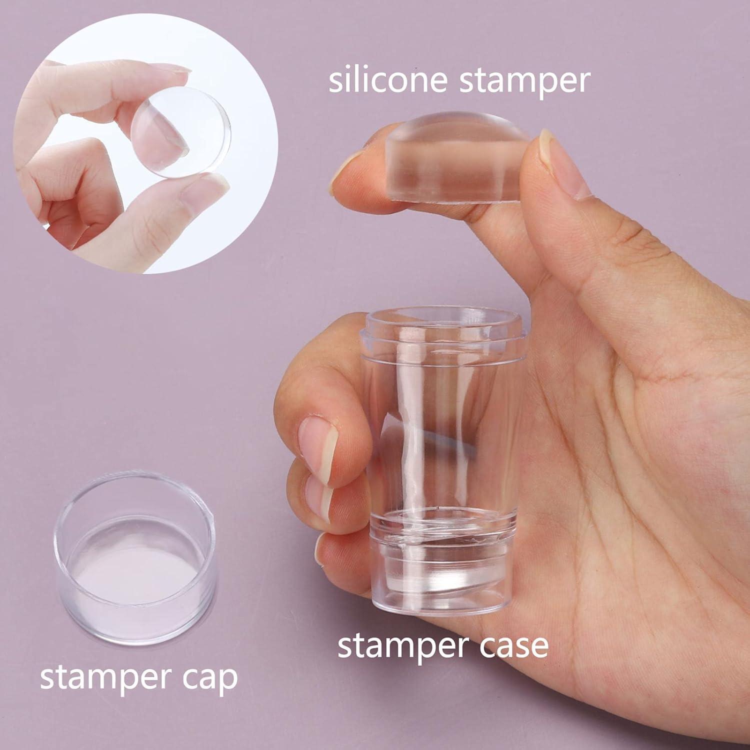 Kit de Estampado de Uñas Ohlove - 11 Piezas con 4 Estampadores