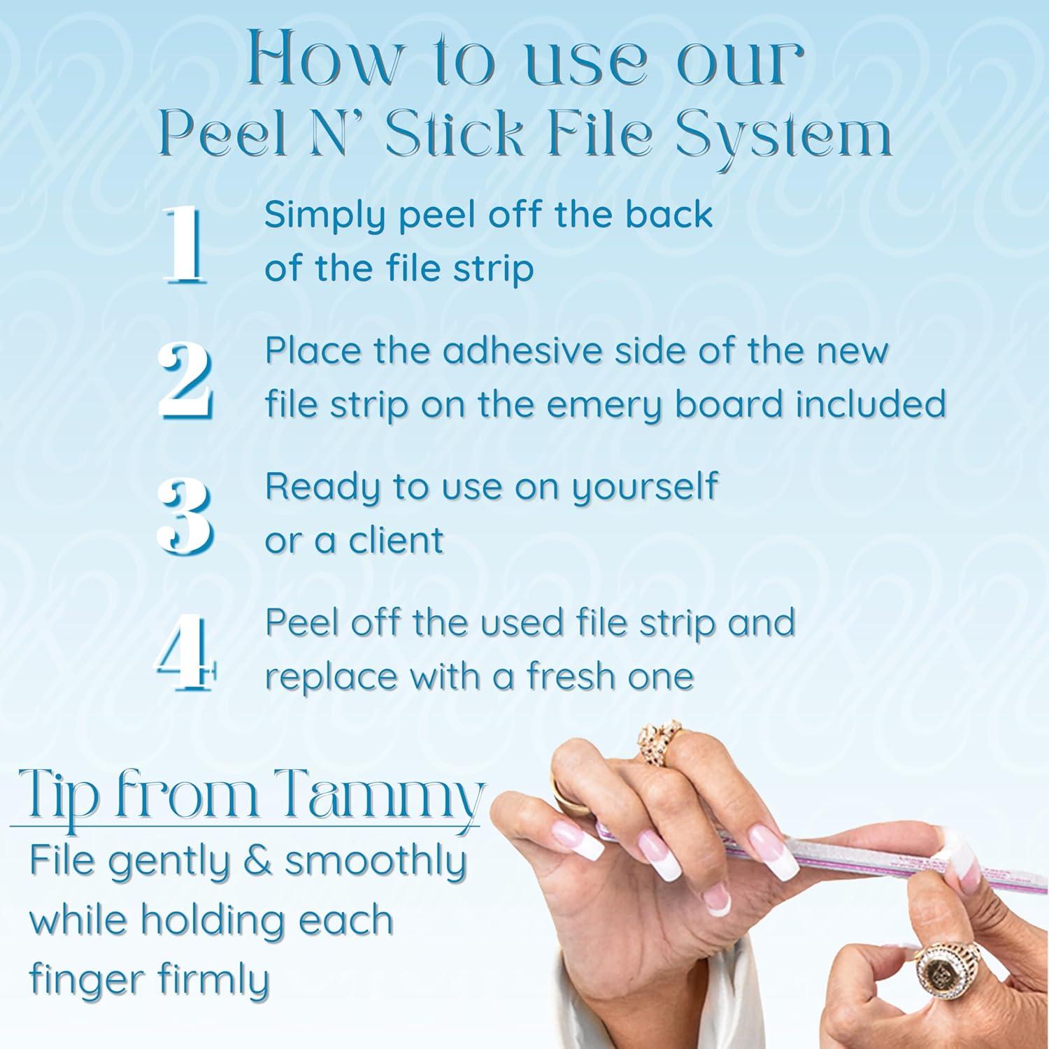 Limas de Uñas Tammy Taylor 100/180 Grit - Paquete de 10