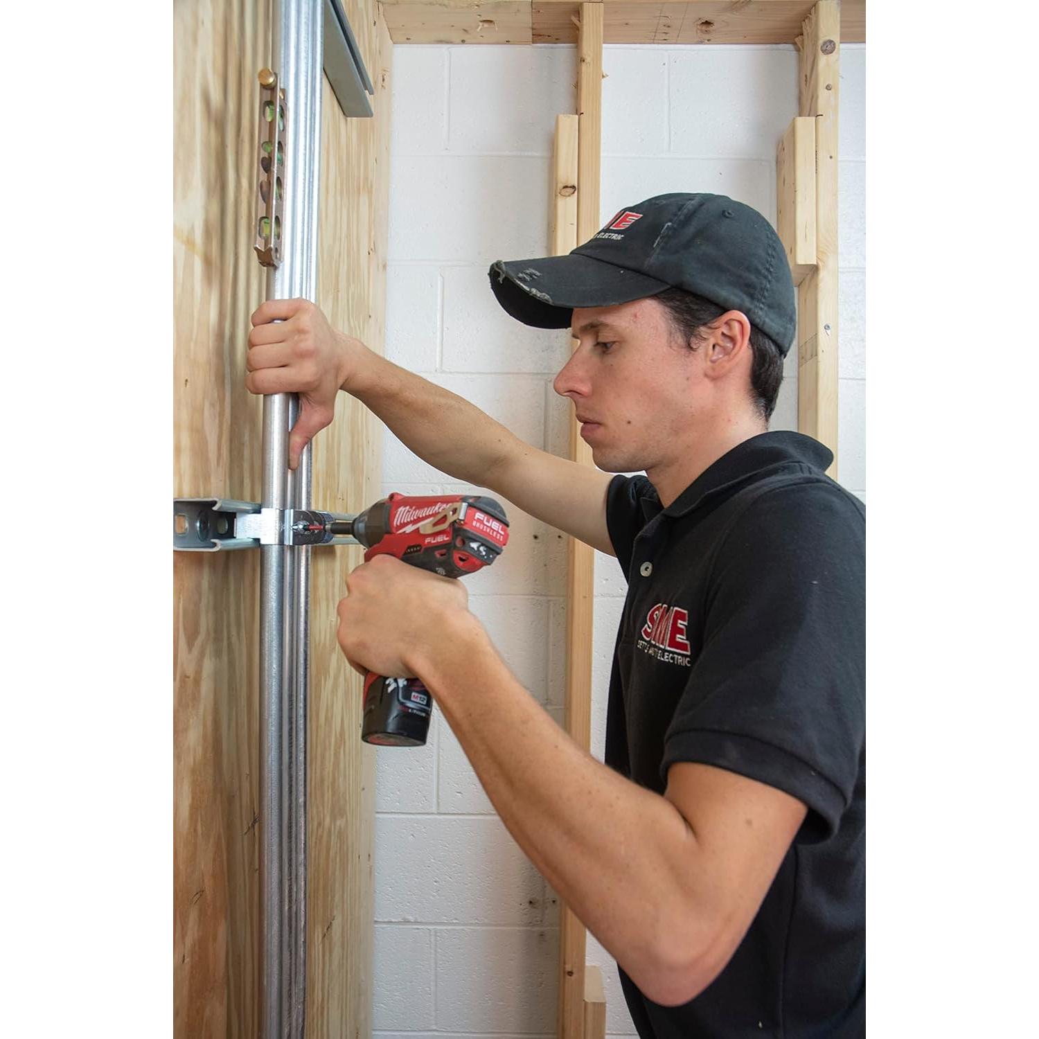 Placa de Clavo Halex 3.81 x 12.7 cm Acero Galvanizado 50 Unidades