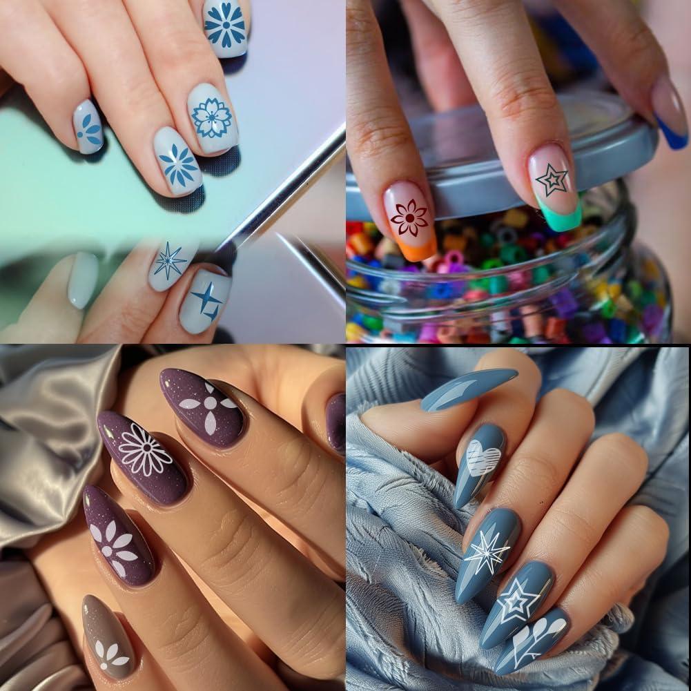 Estampador de Uñas PH PandaHall 3pcs Acero Inoxidable