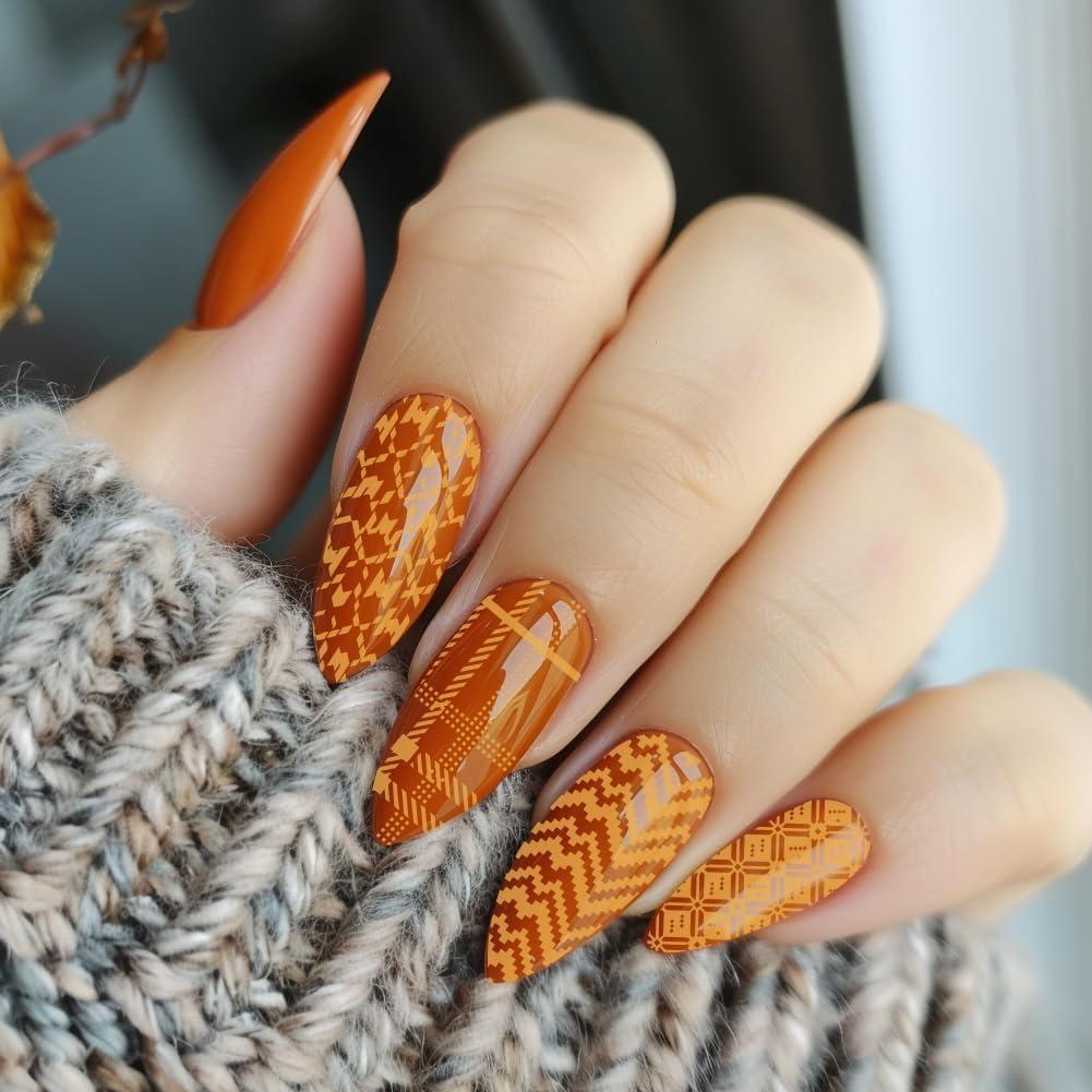 Placas de Estampado de Uñas PH PandaHall 3 Piezas 12x6 cm