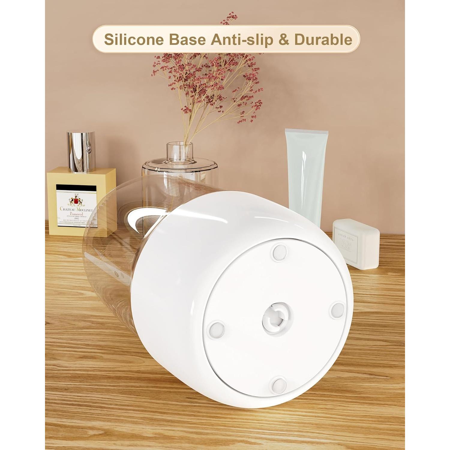 Soporte Organizador de Brochas de Maquillaje Anylady Blanco 360°