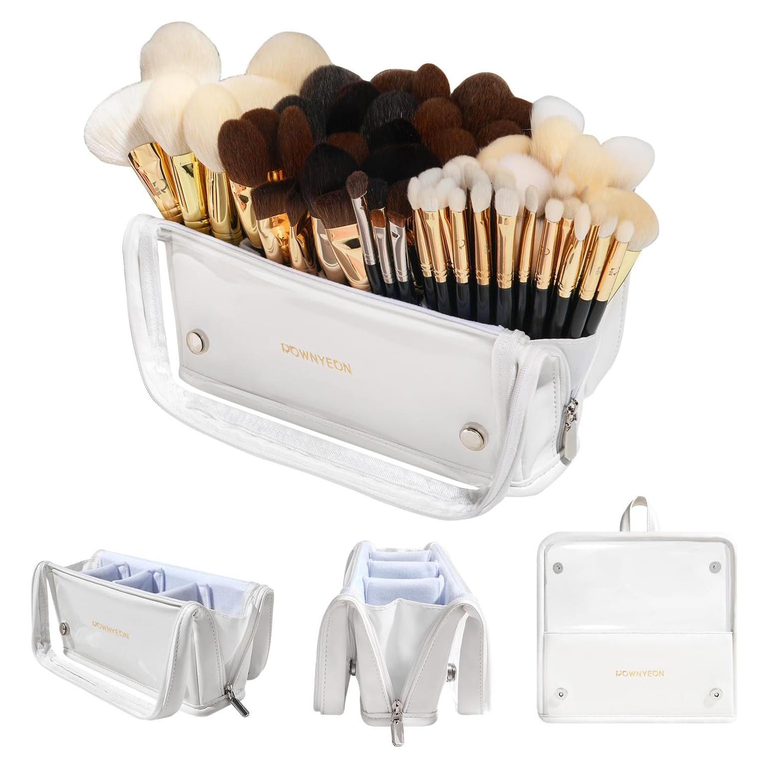 Estuche de Maquillaje Transparente ROWNYEON 22.9x9.9x15cm