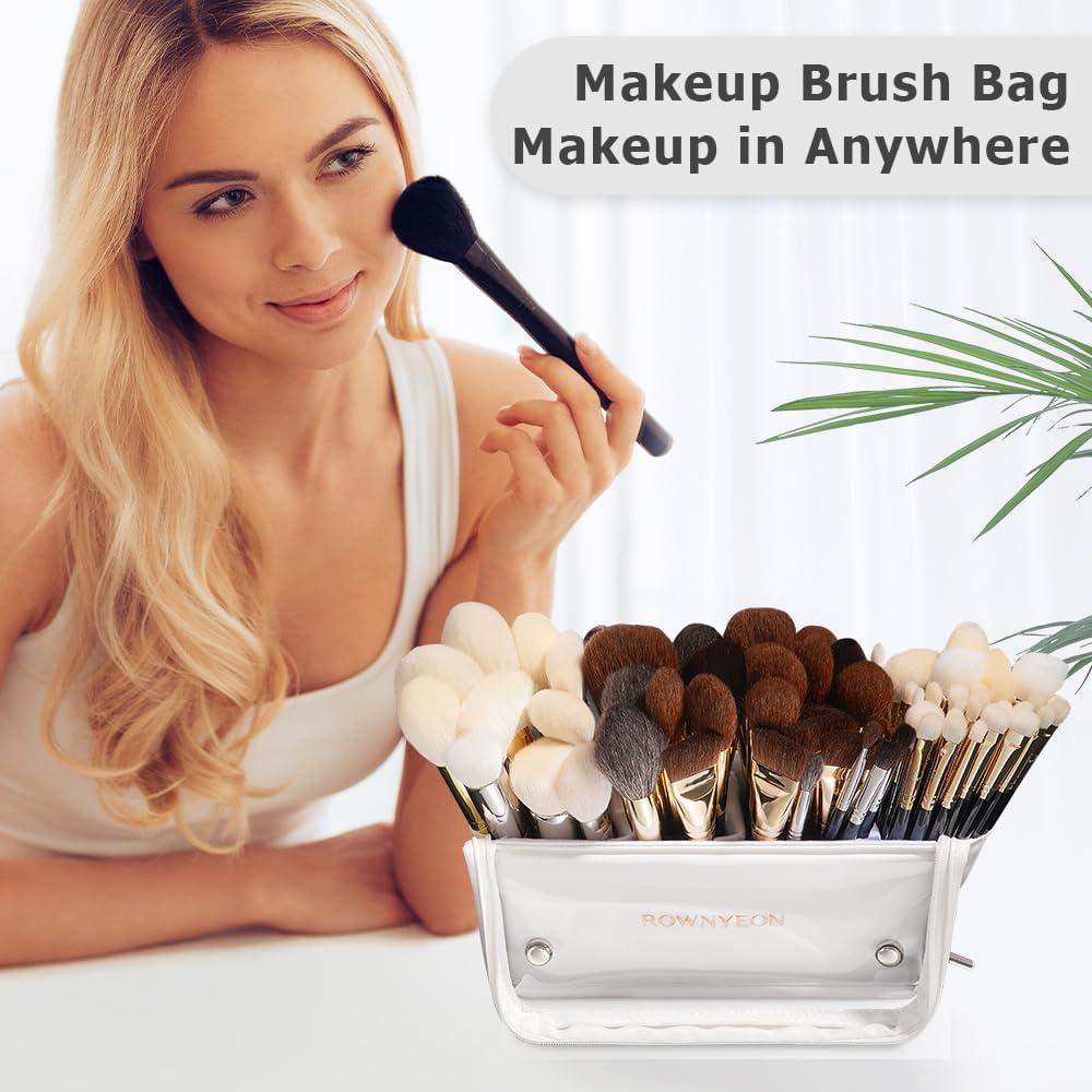 Estuche de Maquillaje Transparente ROWNYEON 22.9x9.9x15cm