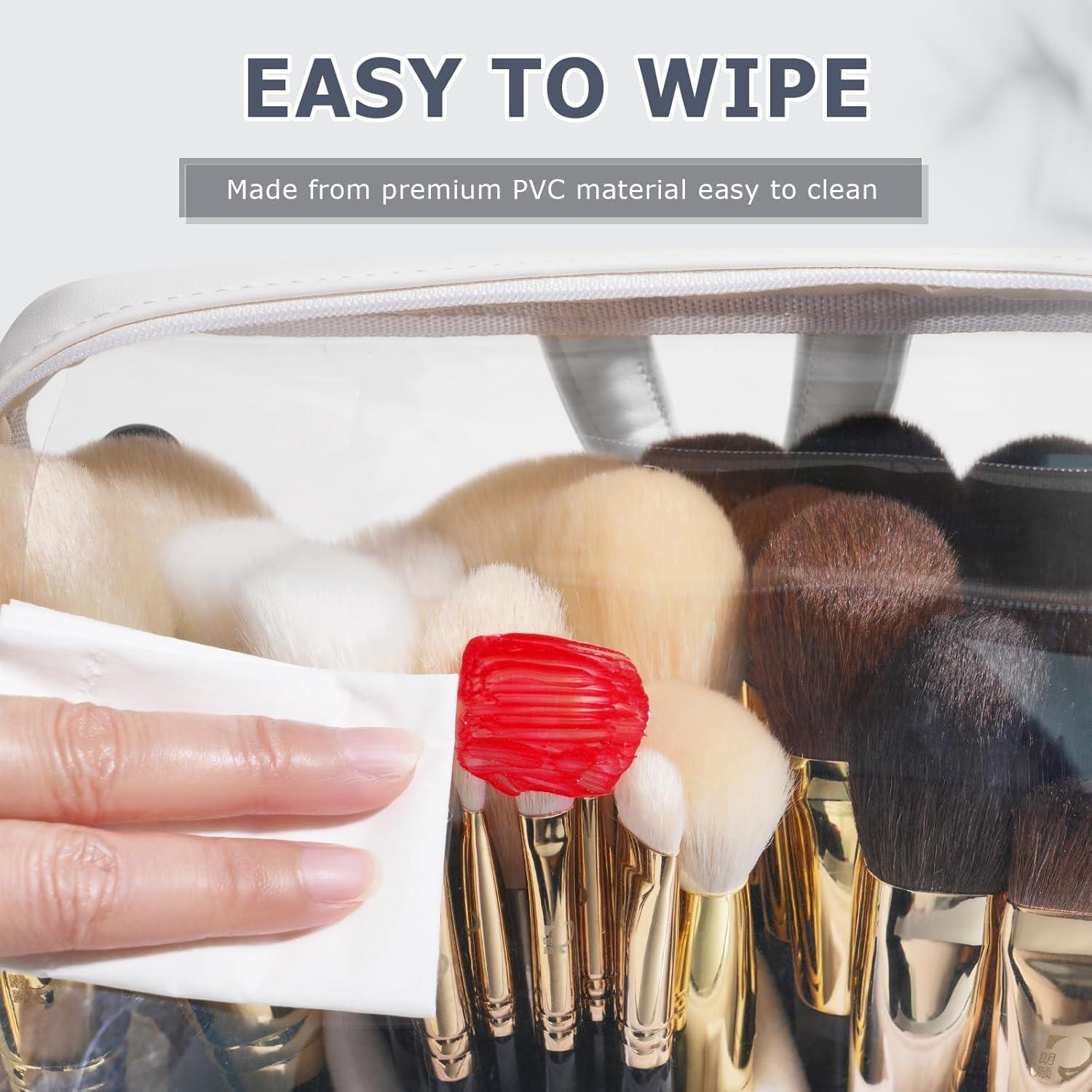 Estuche de Maquillaje Transparente ROWNYEON 22.9x9.9x15cm