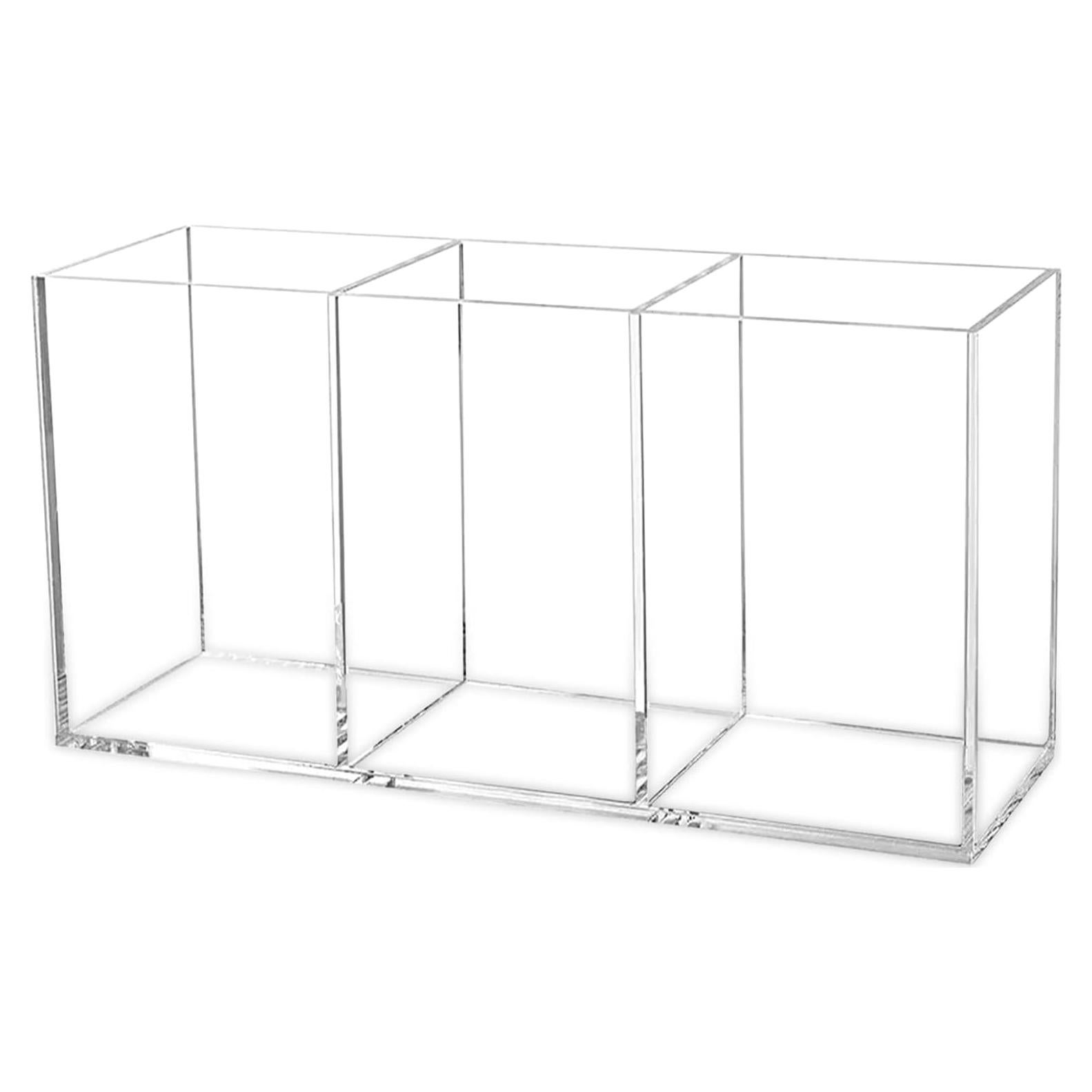 Organizador de Brochas de Maquillaje Cerpourt Acrílico Transparente