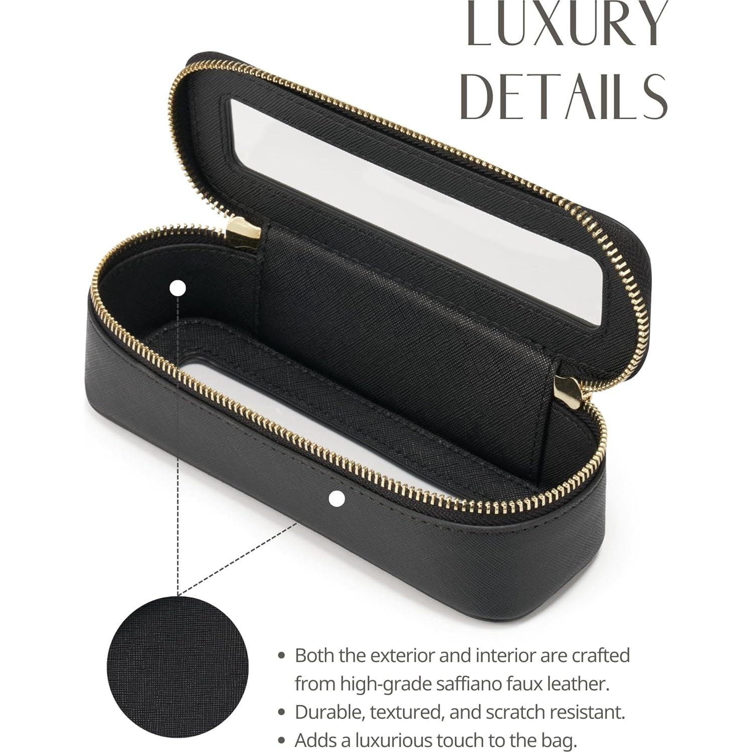 Bolsa de Maquillaje Transparente Popvibe Estuche Cosmético 19.1cm