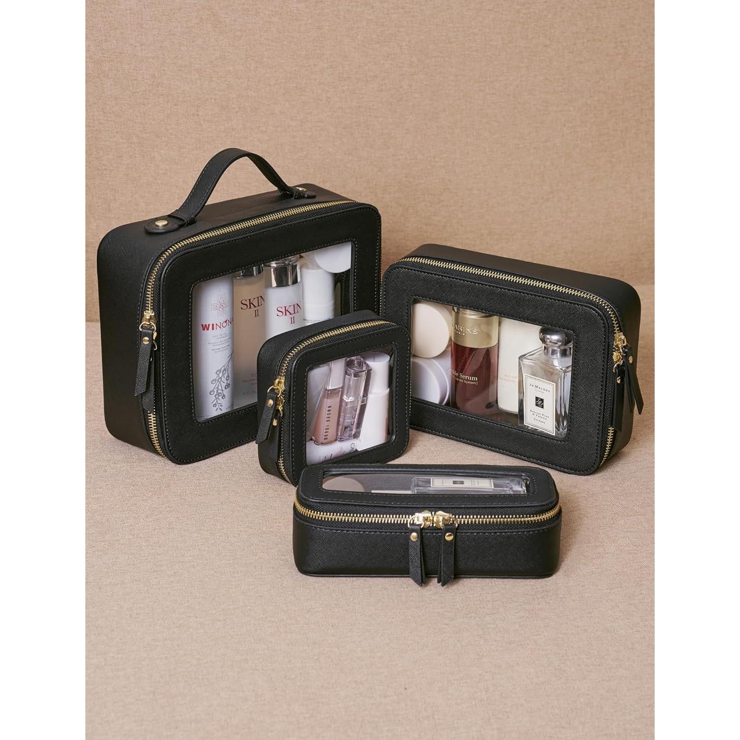 Bolsa de Maquillaje Transparente Popvibe Estuche Cosmético 19.1cm